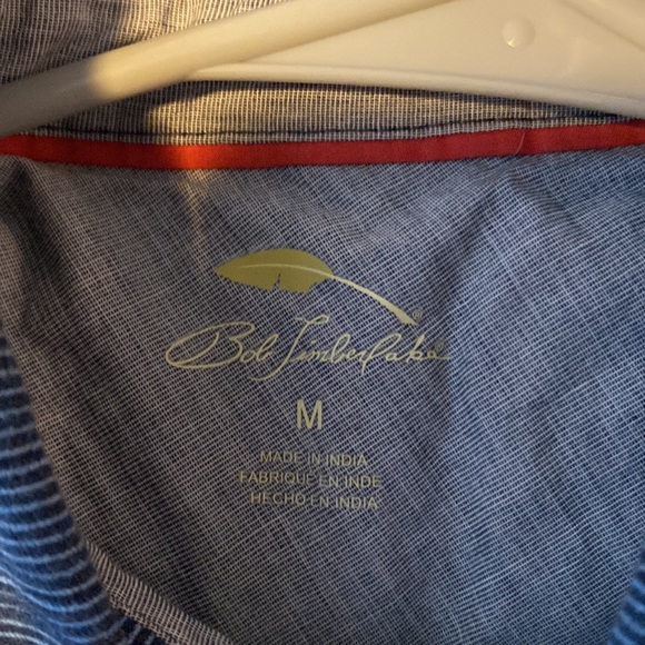 Mens Medium Bob Timberlake Palm Tree Polo Shirt - Picture 5 of 5